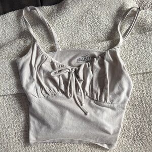 Hollister Women's Light Gray Camisole Top